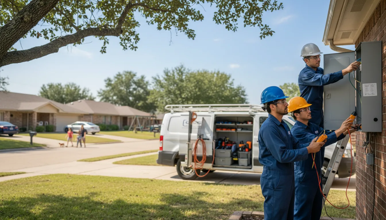 Certified electrician providing emergency electrical services in Laceys Spring, AL